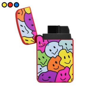 Encendedor Catalítico Zengaz Pop Art Caras Derretidas Rojo