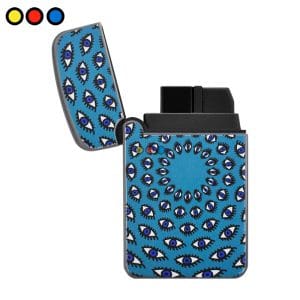 Encendedor Catalítico Zengaz Pop Art Ojos Gris