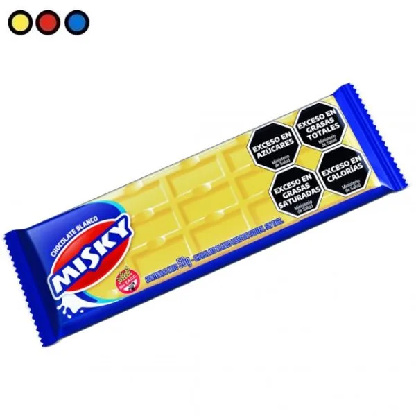 CHOC CELOFAN MISKY BCO x 50g