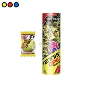 Chicle Open Candy Tennis Tubo 60u