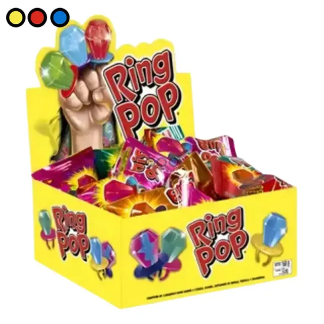 Chup. Ring Pop 10g 24u Twisted