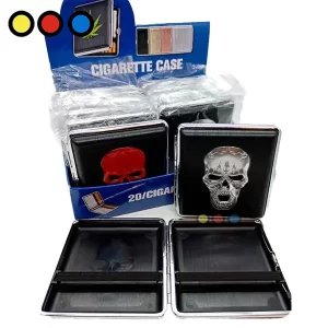 Cigarrera Metálica "Calavera" (444051)