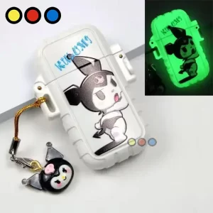 Encendedor Catalítico Kuromi Glow in Dark 9622*20