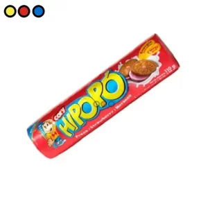Galletitas Hipopo Rellenas Frutilla 100g (Caja x 36U)
