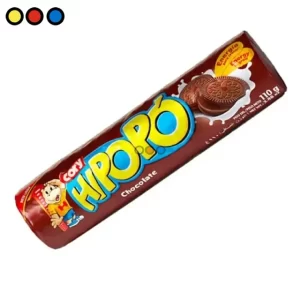 Galletitas Hipopo Rellenas Chocolate 100g (Caja x 36U)