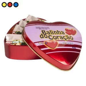 Caramelos Duros Bala Corazon Frutilla 40g (Display x 20U)