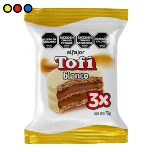 Alfajor Tofi Triple Blanco 73g (Caja x 24U)