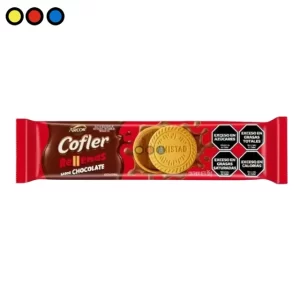 Galletitas Cofler Rellenas Vainilla con Chocolate 85g (Caja x 32U)