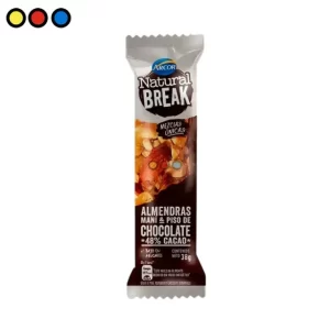 Barra Cereal Mix Natural Break Base Chocolate 38g (Caja x 16U)