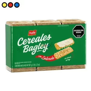 Galletitas Bagley Cereal Salvado 169g (Caja x 24U)