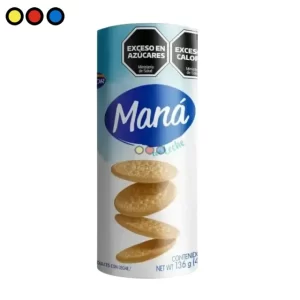 Galletitas Mana Sabor Leche (Vainilla) 136g (Caja x 32U)