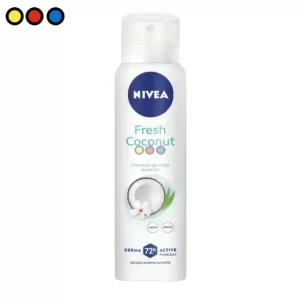 Antitranspirante Nivea Aerosol Fresh Coco 150ml (Pack x 12U)