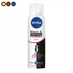 Antitranspirante Nivea Aerosol Invisible B&W Fresh 150ml (Pack x 12U)