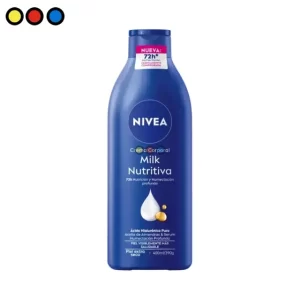 Crema Corporal Nivea Milk Nutritiva 125ml (Pack x 12U)