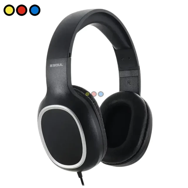 Auricular con cable y vincha Soul L500 Dynamic Pump color negro