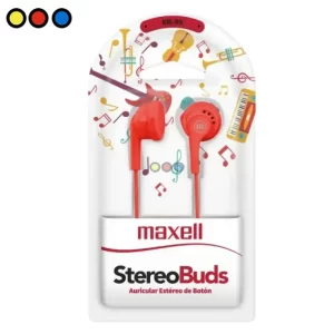 Auricular Stereo 3.5mm Maxell EB95 color Naranja