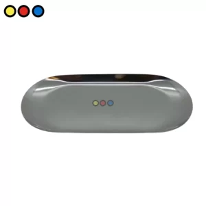 Bandeja metálica cromada modelo TY-024 vista superior, Primer plano de bandeja cromada TY-024 resistente