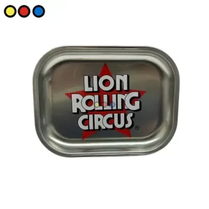 Bandeja metálica Lion Silver Mini color plata, Detalle de bandeja de enrolar Lion Silver Mini