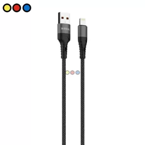 Cable Soul USB a Lightning Negro Mallado