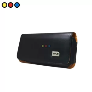 Estuche horizontal Soul Pratto negro para móvil de 5.5 pulgadas con pasacinto
