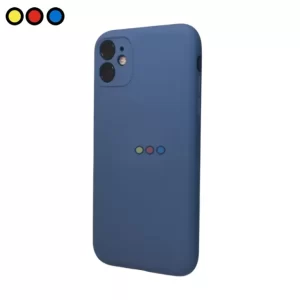 Funda de silicona Soul para iPhone 16 en color azul
