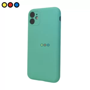 Protector de silicona verde Soul para iPhone 16 Pro