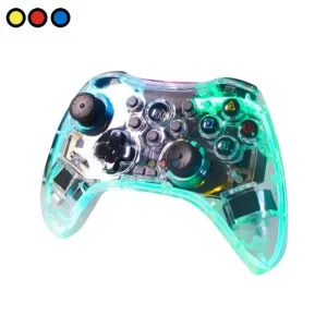 Joystick Bluetooth SOUL P500 con LED y diseño transparente