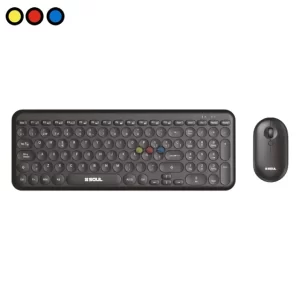 Kit Teclado y Mouse Soul CW250 Vintage Negro