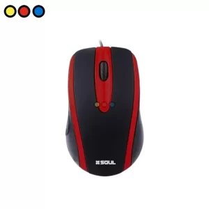 Mouse USB Soul M100 color Rojo