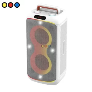 Parlante Bluetooth Soul Super Crush 40W LED Blanco