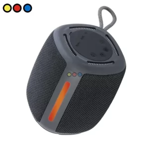 Parlante Bluetooth Soul XK100 12W Negro, Vista frontal parlante Soul XK100, Vista lateral parlante Soul XK100