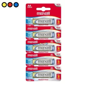 Pila AA Maxell LR6 pack x 5 unidades