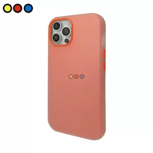 Protector Duo Soft Soul Naranja para Moto G13 vista frontal; Protector Duo Soft Soul Naranja para Moto G13 vista trasera; Protector Duo Soft Soul Naranja para Moto G13 vista lateral