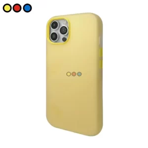 Protector Soul Duo Soft para Moto G23 (Vista frontal), Protector Soul Duo Soft para Moto G23 (Vista posterior), Detalle del protector Soul Duo Soft Moto G23 amarillo
