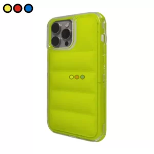 Protector Puffer Full Color Amarillo para iPhone 16 Pro Max marca Soul