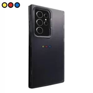 Protector Soul Skin Color Negro para Motorola Moto E15/G05 vista frontal, Protector Soul Skin Color Negro para Motorola Moto E15/G05 vista trasera, Protector Soul Skin Color Negro para Motorola Moto E15/G05 vista lateral
