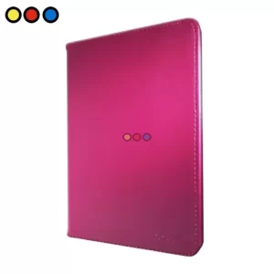 Protector de tablet universal 7 pulgadas marca Soul color rosa con rotación 360 grados