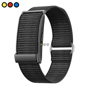 Pulsera Inteligente Soul Health H1 Negra frontal, Pulsera Inteligente Soul Health H1 Negra detalle