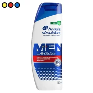 Shampoo Head & Shoulders 180ml Old Spice (Caja X 12u)
