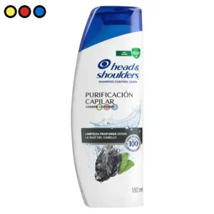 Shampoo Head & Shoulders 180ml Purificación Capilar (Caja X 12u)