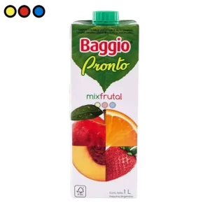 Jugo Baggio Pronto Mix Frutal 1l (Pack X 8u)