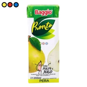 Jugo Baggio Junior Pera 200cc (Pack X 18u)