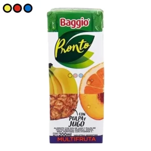 Jugo Baggio Junior Mix Frutal 200cc (Pack X 18u)