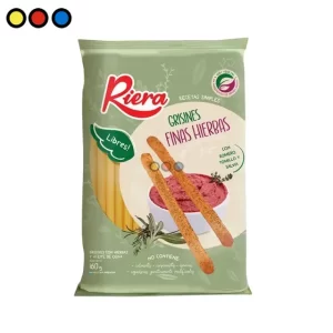 Grisines Riera Finas Hierbas 160g (Caja x 12U)