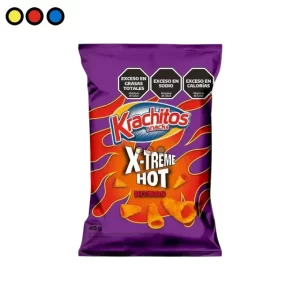 Snacks Krachitos Super Conos 3d Xtreme Hot 45g (Pack X 12u)
