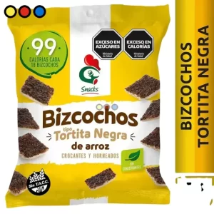 Bizcochitos De Arroz Gallo Negritos (Queso) 50g (Caja X 12u)