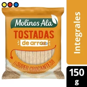 Tostadas De Arroz Molinos Ala Clásicas 100g (Caja X 12u)