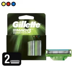 Repuesto Gillette Mach3 Sensitive (Pack X 2u) (Caja X 12u)