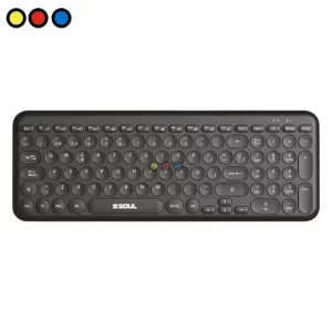 Teclado inalámbrico Soul W150 color negro
