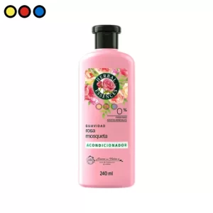 Botella de Acondicionador Herbal Essences Rosa Mosqueta 240ml pack de 6 unidades
